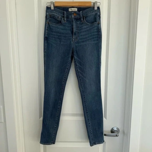 MADEWELL | 10” high rise  Skinny Jeans size 26 - Picture 5 of 15